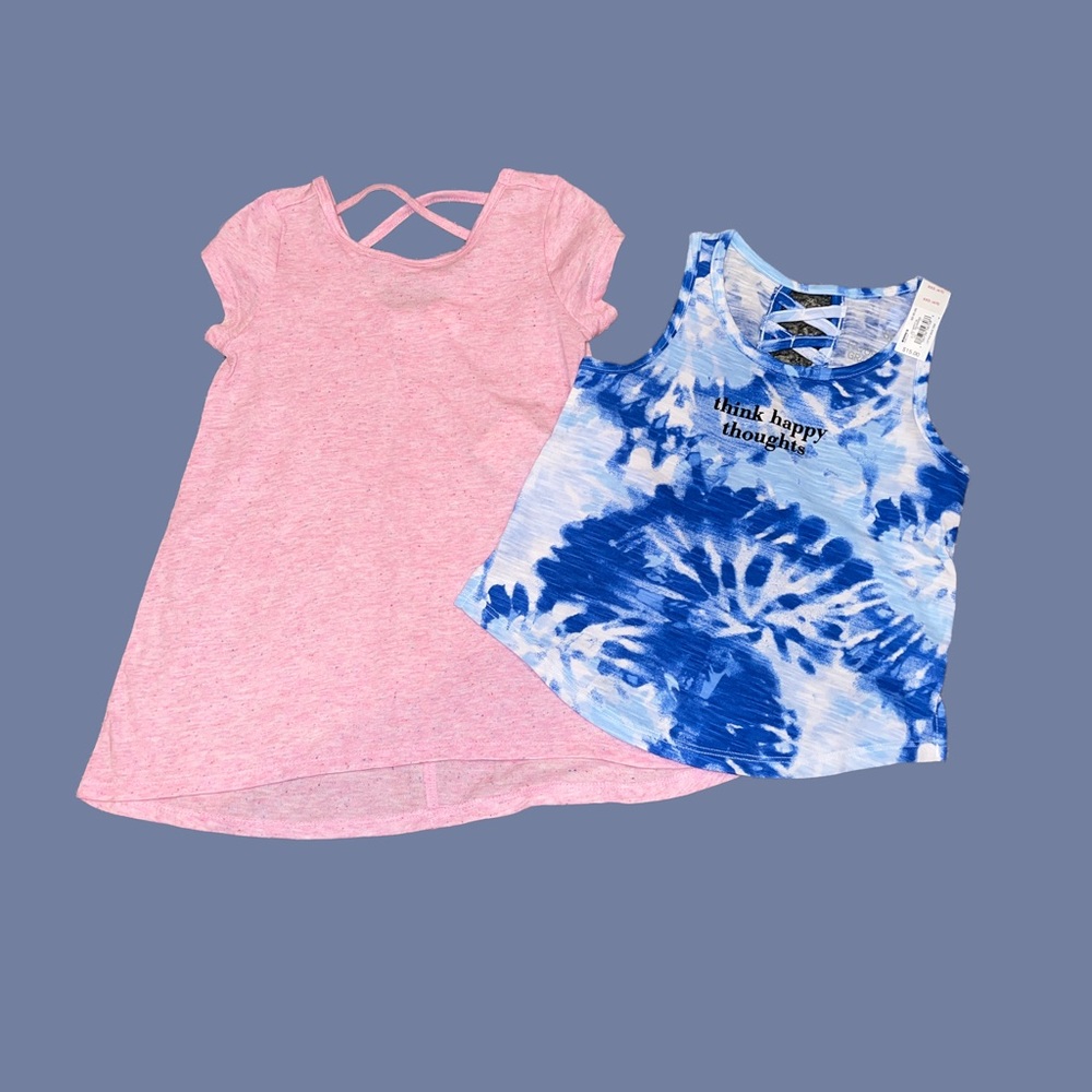 (2) Girls BTS Tops 4-5 Gymboree + SO